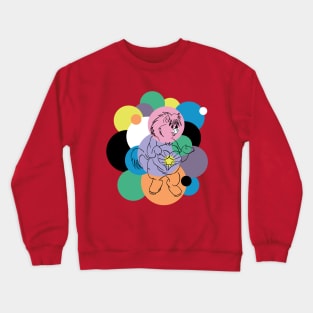 Care Bears & Cousins Noble Heart Horse Line Art Bubbles Crewneck Sweatshirt